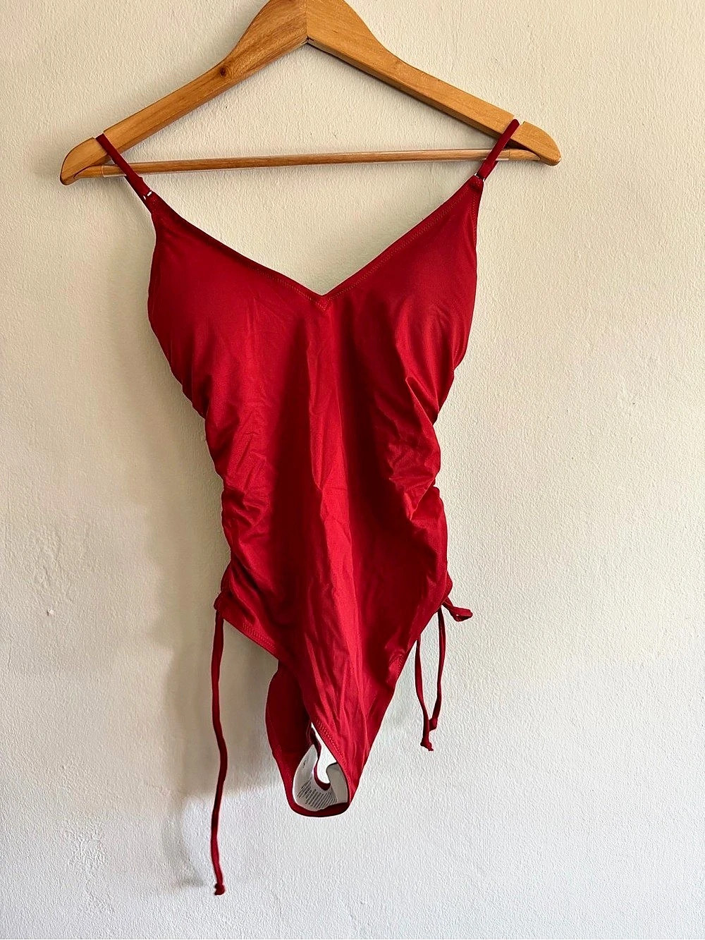 Red One-Piece Swimsuit Size Small NWT